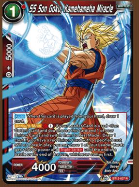 SS Son Goku, Kamehameha Miracle BT15-007