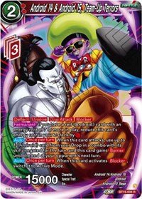 Android 14 & Android 15, Team-Up Terrors - BT19-006 R - Card Masters