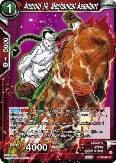 Android 14, Mechanical Assailant - BT19-023 - Card Masters