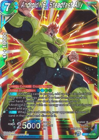 Android 16, Steadfast Ally - EB1-63 R - Card Masters