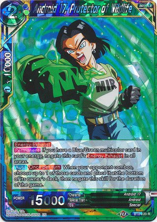Android 17, Protector of Wildlife - BT8-120 - Foil Rare - Card Masters