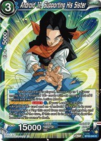 Android 17 Supporting His Sister BT20-045 - Card Masters