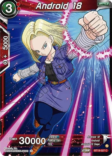 Android 18 - BT19-027 - Card Masters