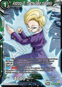 Android 18 for the Sake of Family BT20-071 - Card Masters