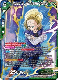 Android 18, Measureless Strength - BT18-144 SR - Card Masters