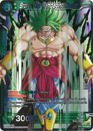 Broly, The Rampaging Horror - BT1-073 - Super Rare - Card Masters