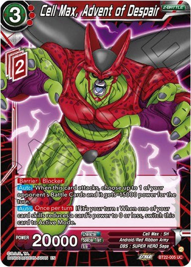 Cell Max, Advent of Despair - BT22-005 - Card Masters