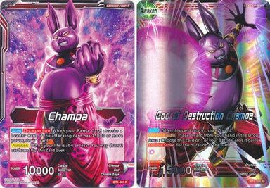 Champa | God of Destruction Champa - BT1-001 - Foil Rare - Card Masters