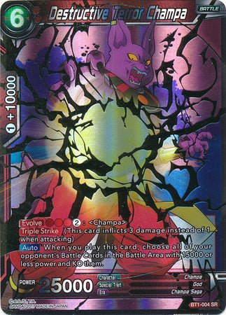 Destructive Terror Champa - BT1-004 - Super Rare - Card Masters