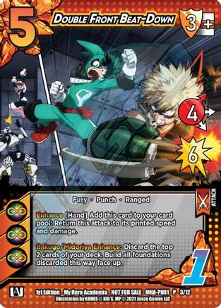 Double Front Beat-Down (Plus Ultra Pack 1) - MHA-PU01 P 3/12 - Card Masters