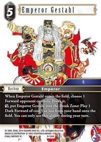 Emperor Gestahl - Card Masters