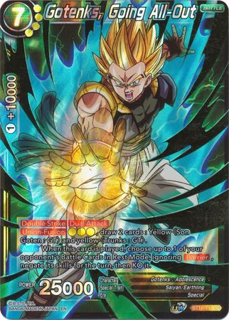 Gotenks, Going All-Out - BT10-110 - Super Rare - 2nd Edition - Card Masters