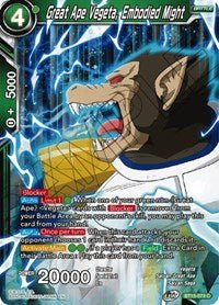 Great Ape Vegeta, Embodied Might BT15-073 - Card Masters
