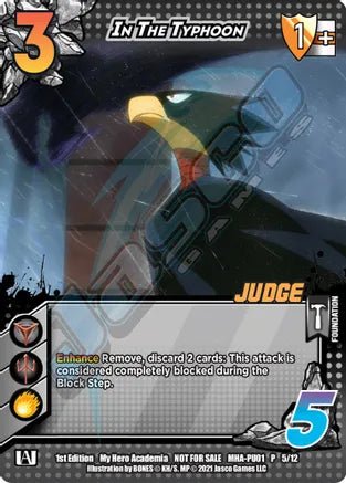 In the Typhoon (Plus Ultra Pack 1 Judge) - MHA-PU01 P 5/12 - Card Masters