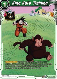 King Kai's Training BT15-089 - Card Masters
