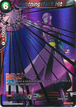 Lightning-fast Hit - BT1-011 - Super Rare - Card Masters
