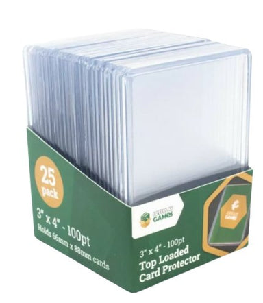 LPG Top Loader Card Protector 3"x 4" 100pt - Card Masters