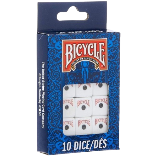 Bicycle 10 Count Dice