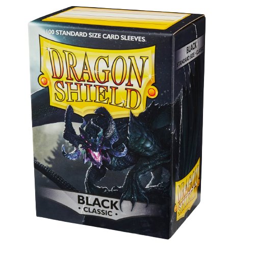 Sleeves - Dragon Shield - Box 100 - Black Classic