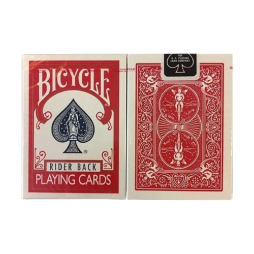 Bicycle Classic Rider Red Back with Black Closure Seal Playing Cards