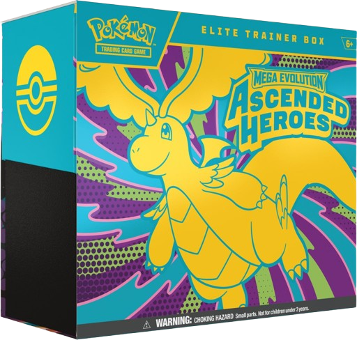 PRE ORDER - Pokémon TCG: Mega Evolution— Ascended Heroes Elite Trainer Box