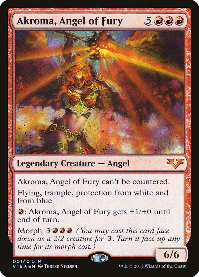 Akroma, Angel of Fury (1) (From the Vault: Angels)