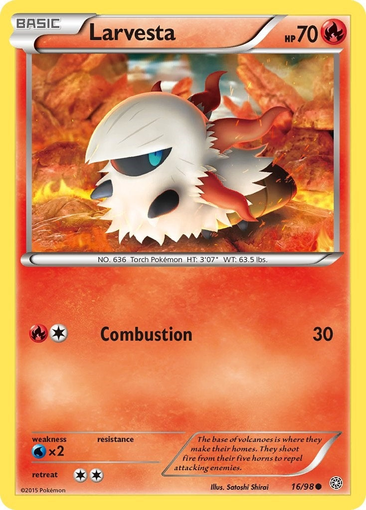 Larvesta (16/98) (XY - Ancient Origins)