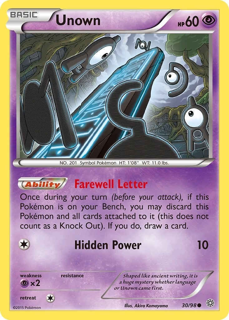 Unown (30/98) (XY - Ancient Origins)