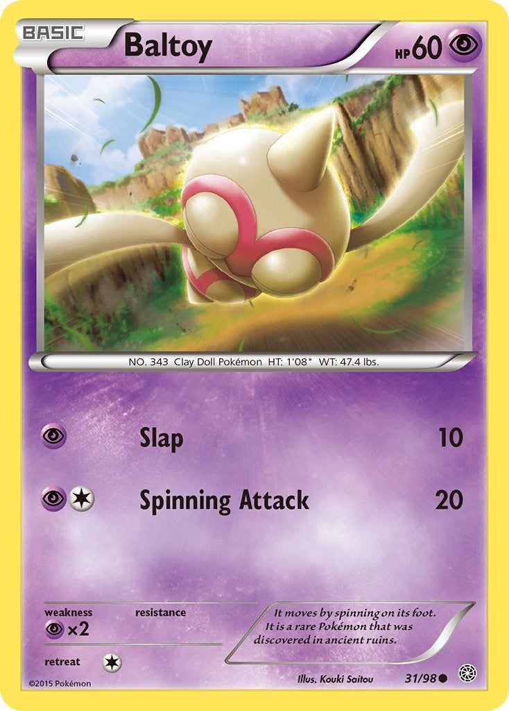 Baltoy (31) (31/98) (XY - Ancient Origins)