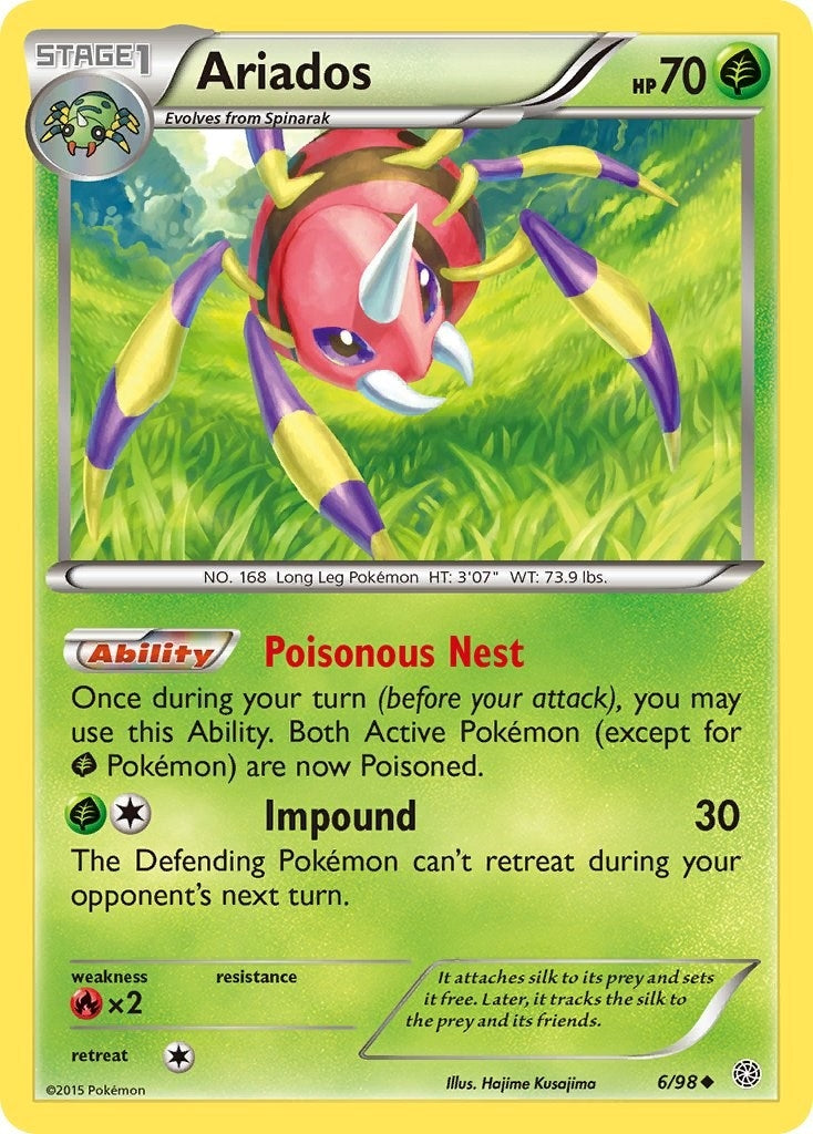 Ariados (6/98) (XY - Ancient Origins)