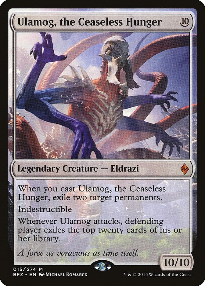 Image for Ulamog, the Ceaseless Hunger (15) (Battle for Zendikar) - Magic: The Gathering