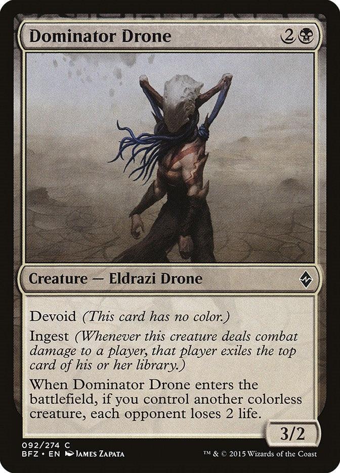 Image for Dominator Drone (92) (Battle for Zendikar) - Magic: The Gathering