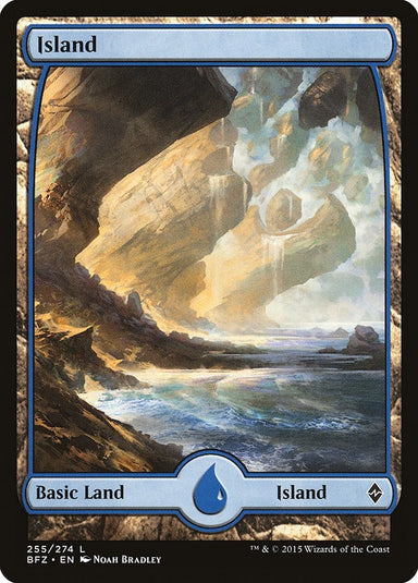 Image for Island (255) - Full Art (255) (Battle for Zendikar) - Magic: The Gathering