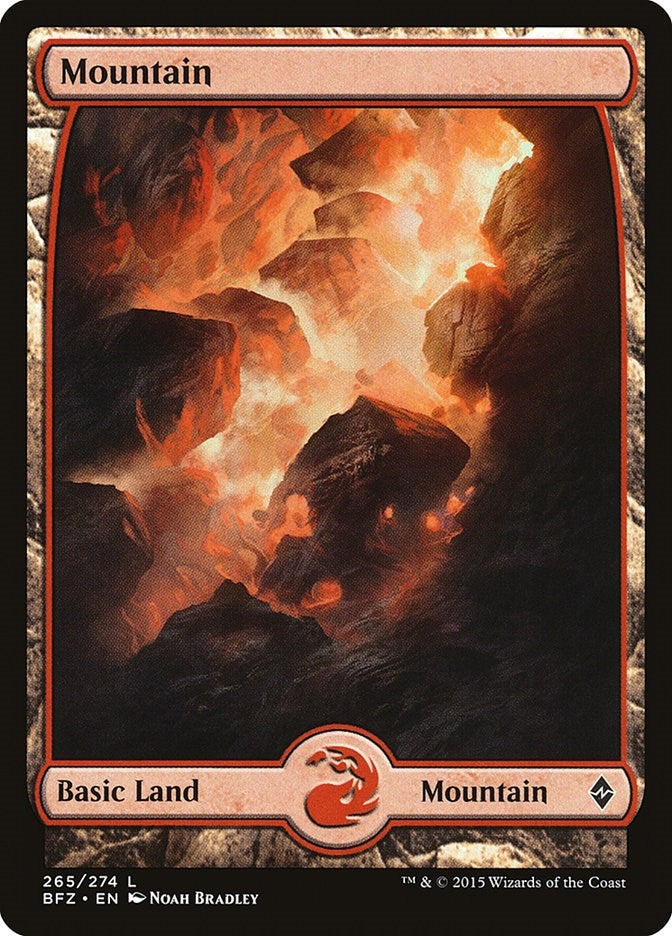 Image for Mountain (265) - Full Art (265) (Battle for Zendikar) - Magic: The Gathering