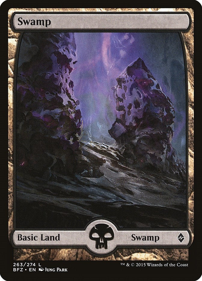 Image for Swamp (263) - Full Art (263) (Battle for Zendikar) - Magic: The Gathering