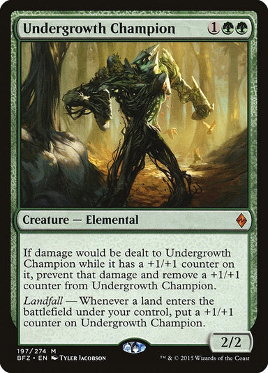 Image for Undergrowth Champion (197) (Battle for Zendikar) - Magic: The Gathering