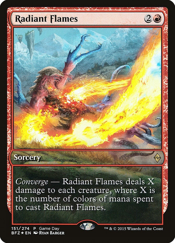 Image for Radiant Flames (151) (Game Day & Store Championship Promos) - Magic: The Gathering