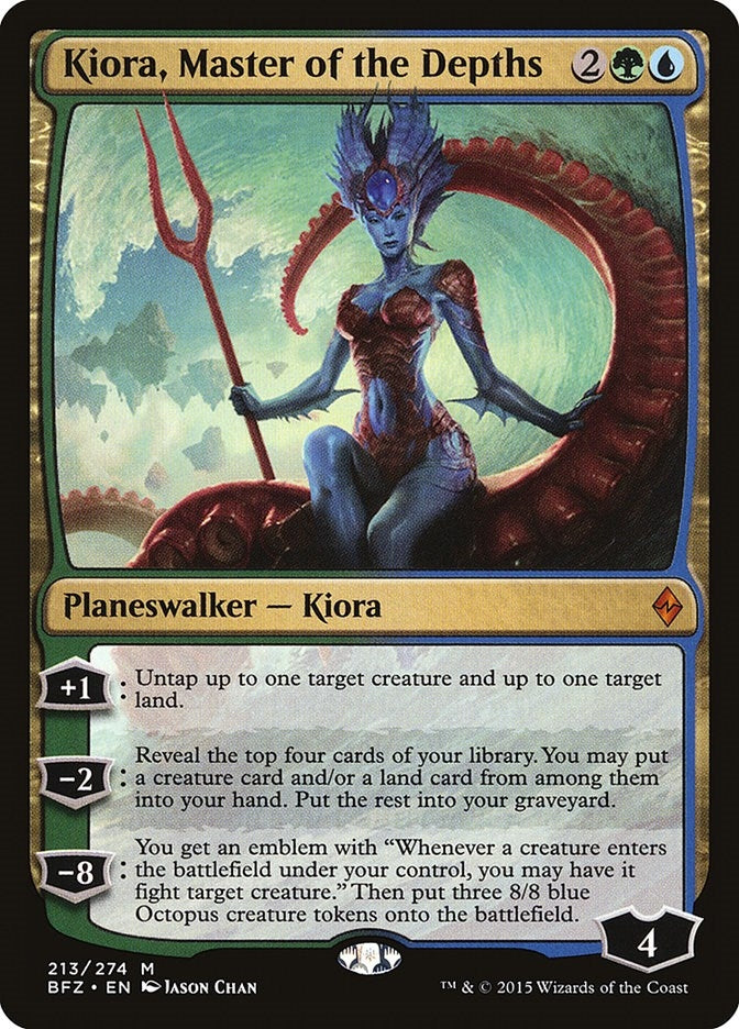 Image for Kiora, Master of the Depths (213) (Battle for Zendikar) - Magic: The Gathering