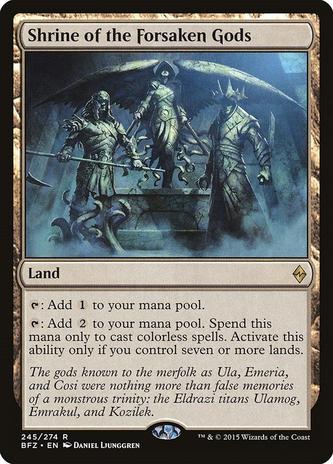 Image for Shrine of the Forsaken Gods (245) (Battle for Zendikar) - Magic: The Gathering