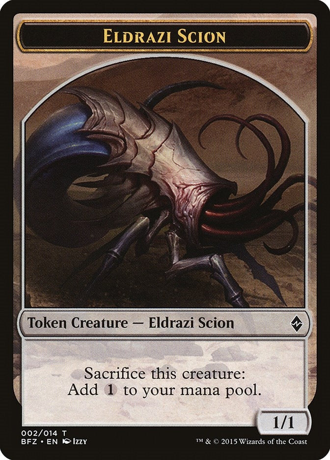 Image for Eldrazi Scion Token (002) (2) (Battle for Zendikar) - Magic: The Gathering