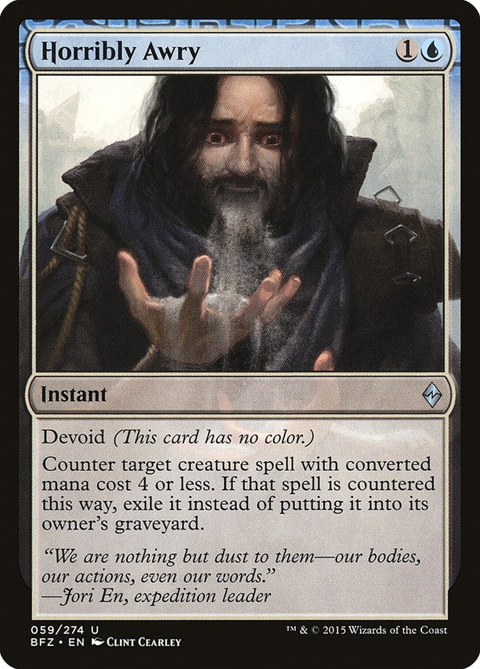 Image for Horribly Awry (59) (Battle for Zendikar) - Magic: The Gathering