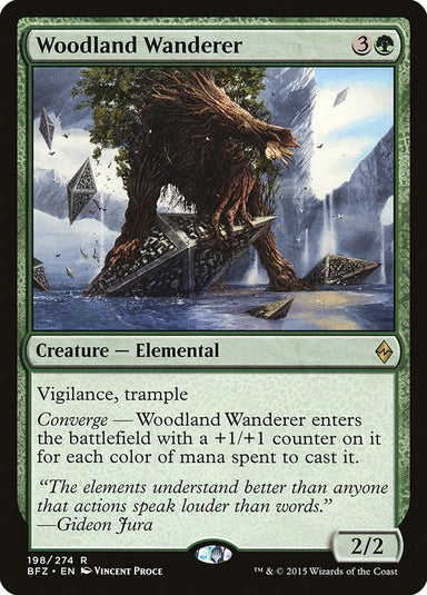 Image for Woodland Wanderer (198) (Battle for Zendikar) - Magic: The Gathering