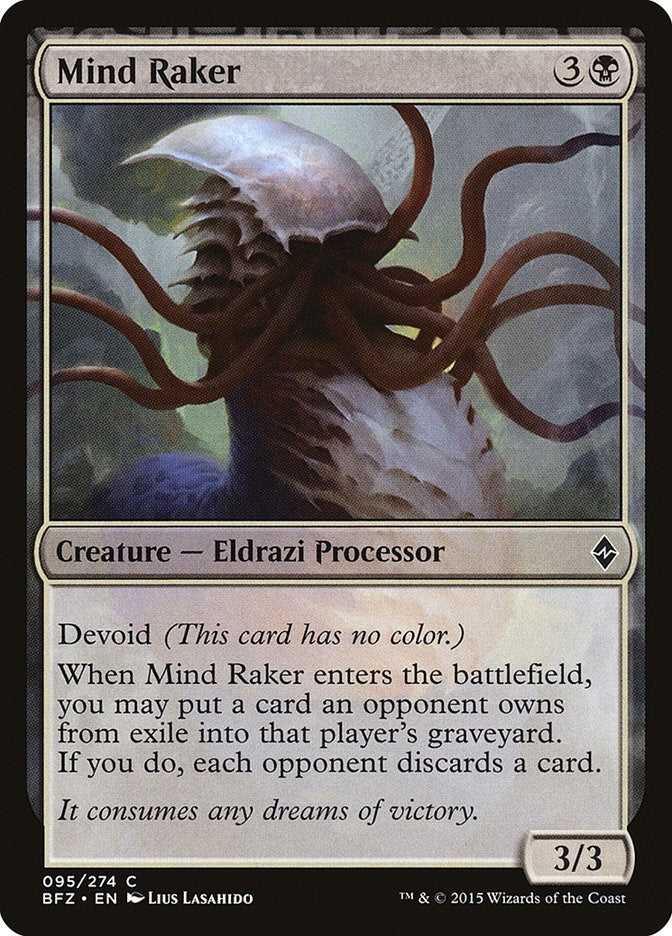 Image for Mind Raker (95) (Battle for Zendikar) - Magic: The Gathering