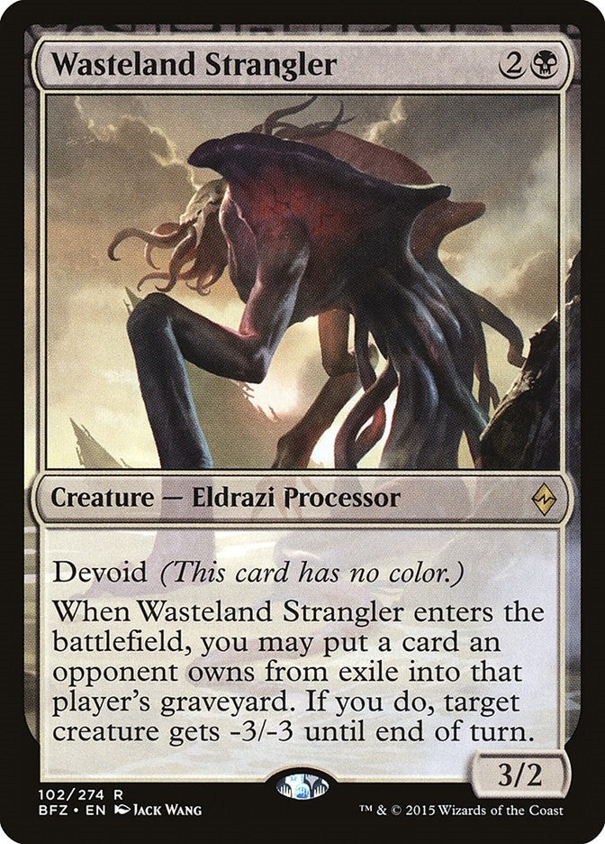 Image for Wasteland Strangler (102) (Battle for Zendikar) - Magic: The Gathering