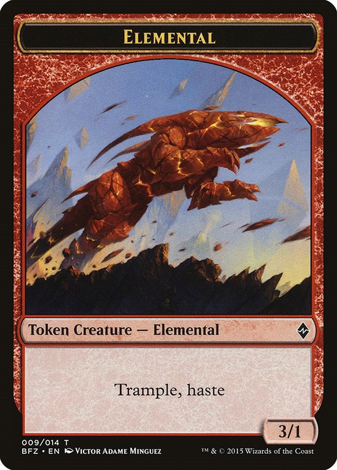 Image for Elemental Token (009) (9) (Battle for Zendikar) - Magic: The Gathering