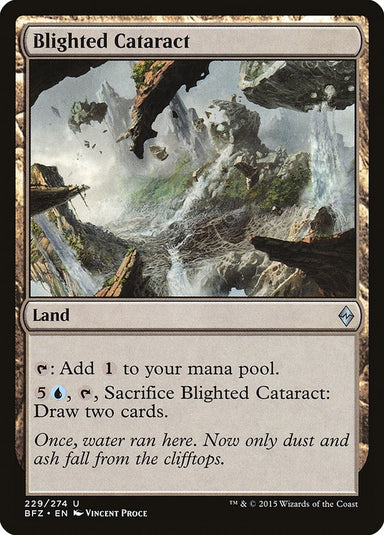 Image for Blighted Cataract (229) (Battle for Zendikar) - Magic: The Gathering