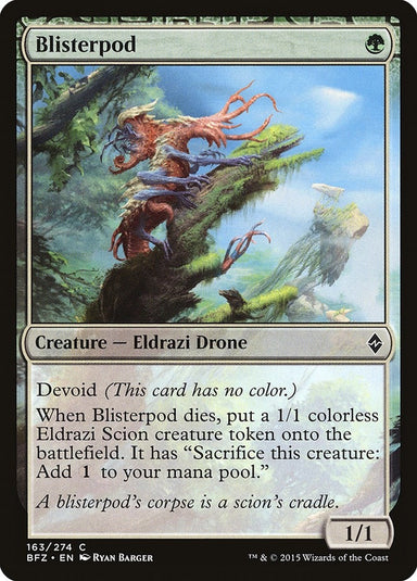 Image for Blisterpod (163) (Battle for Zendikar) - Magic: The Gathering