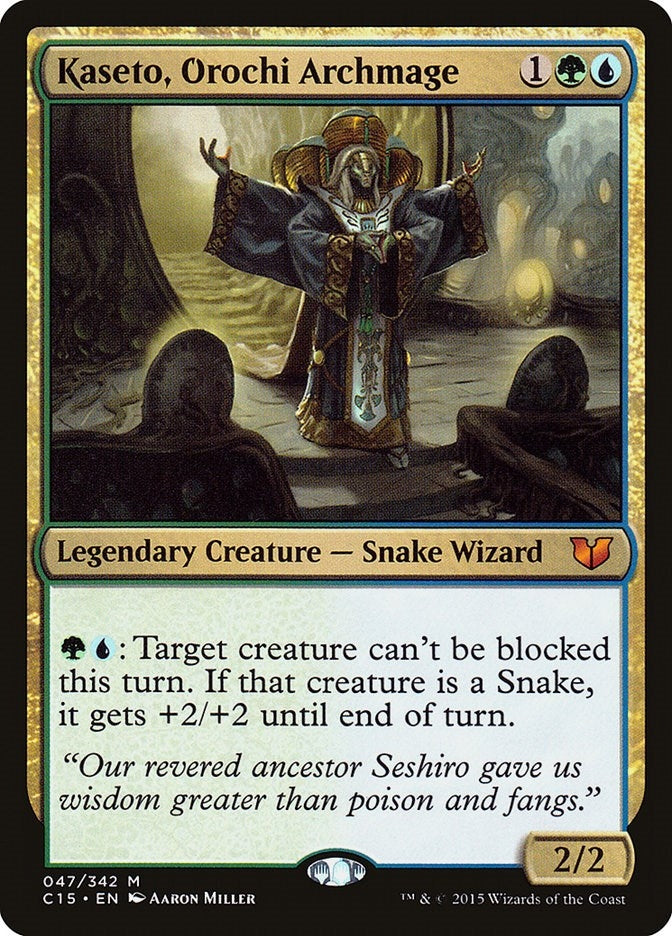 Image for Kaseto, Orochi Archmage (47) (Commander 2015) (C15) - Magic: The Gathering