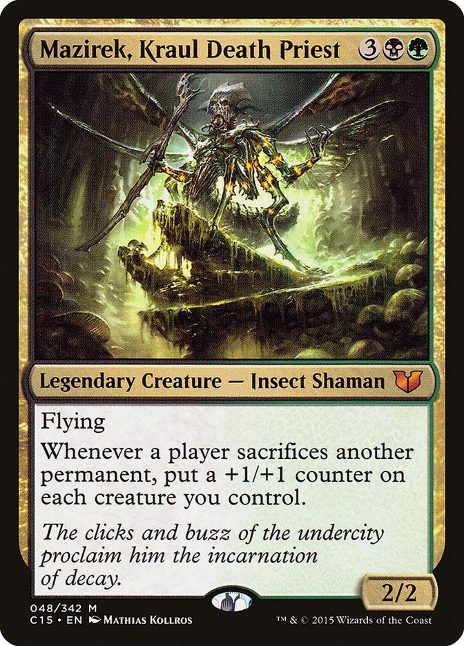 Image for Mazirek, Kraul Death Priest (48) (Commander 2015) (C15) - Magic: The Gathering