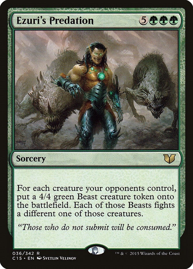 Image for Ezuri's Predation (36) (Commander 2015) (C15) - Magic: The Gathering